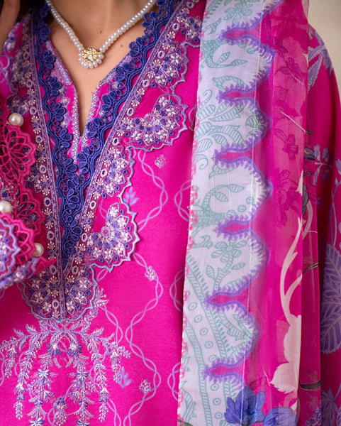 Roheenaz | Aezel Embroidered Cambric | Emera
