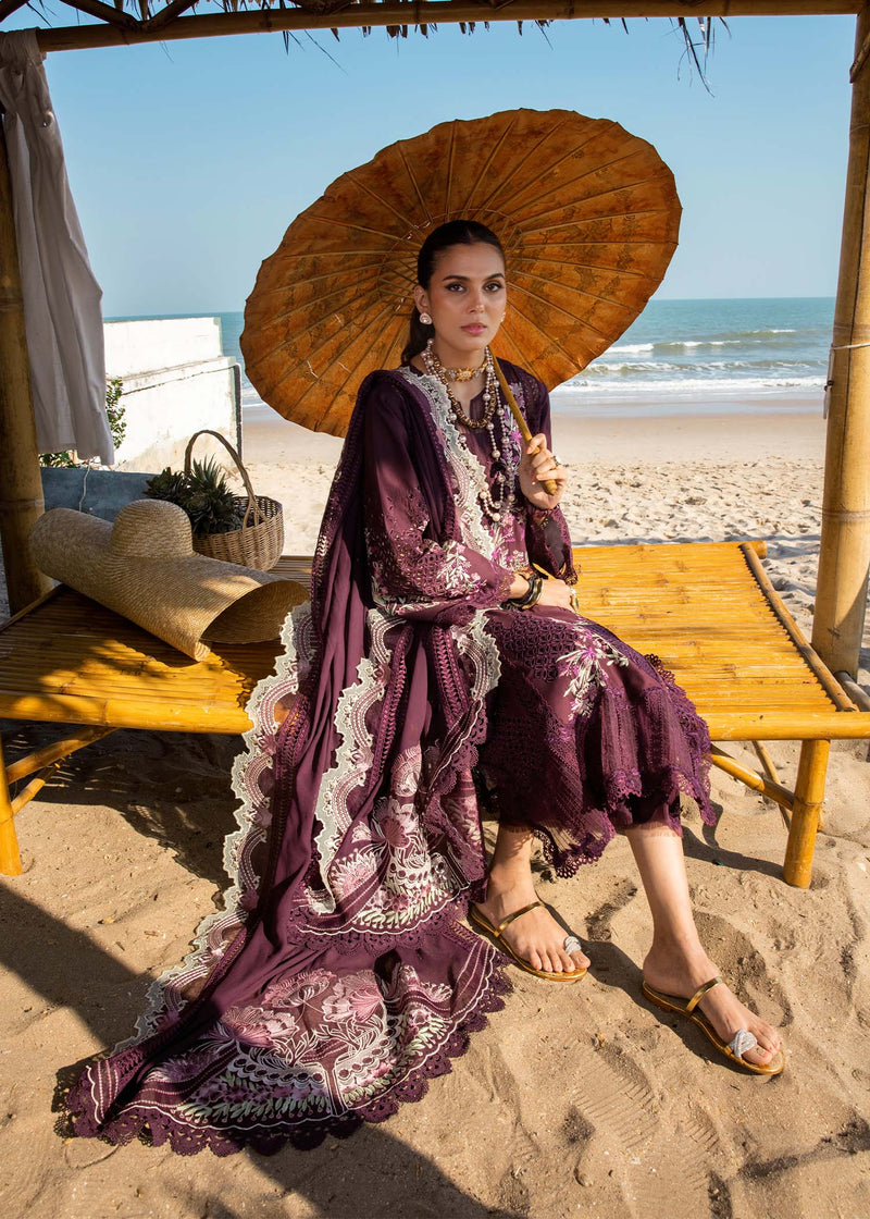 DAHLIA-B - Unstitched Luxury Lawn`25 - Saira Shakira
