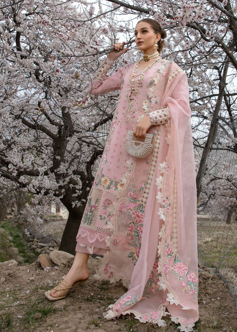 Lawn Collection - Crimson - Lawn 24 - Believe In Her - Blush Pink