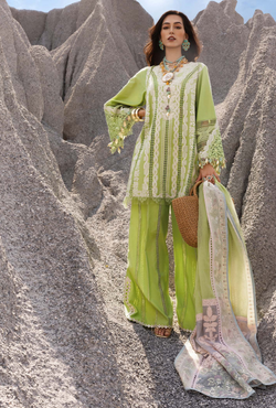 NADINE-B - Unstitched Luxury Lawn`25 - Saira Shakira