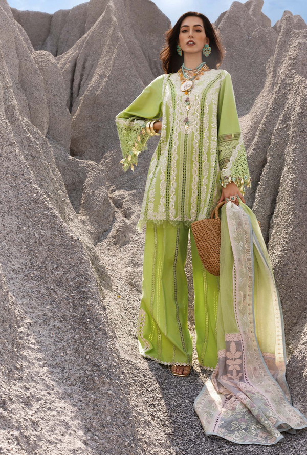 NADINE-B - Unstitched Luxury Lawn`25 - Saira Shakira