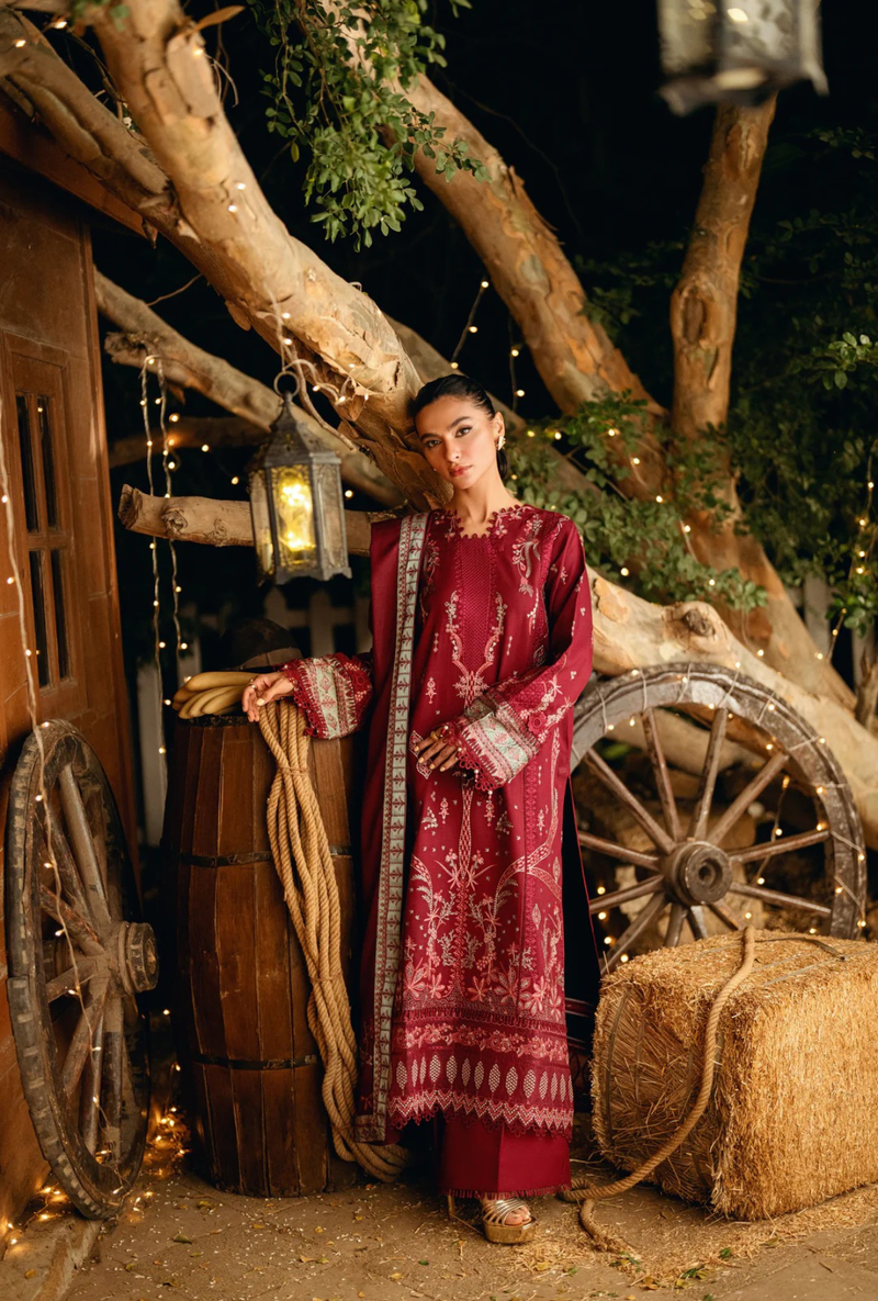 FNS - 5B - Serenity Embroidered & Pure Woolen Shawl - Florent