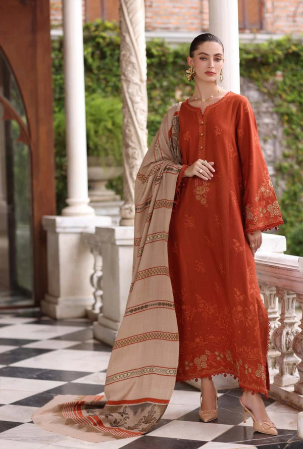 Rustique - Noor Winter Pashmina Shawls - Noor by Saadia Asad