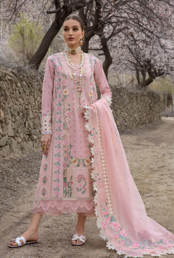 Lawn Collection - Crimson - Lawn 24 - Believe In Her - Blush Pink