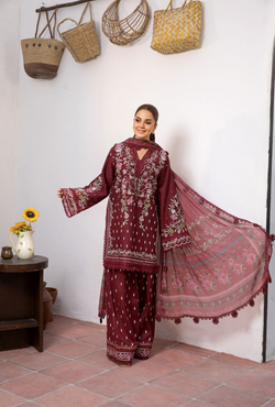 VT25-5B - Vital Unstitched Lawn`25 - Sobia Nazir