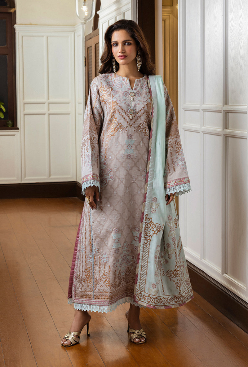 Arsinoe -Seraph Jacquard Lawn `25 - Mushq