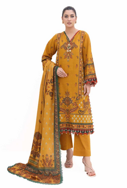 AP-42037 - 3 Pc Unstitched Printed - Gul Ahmed