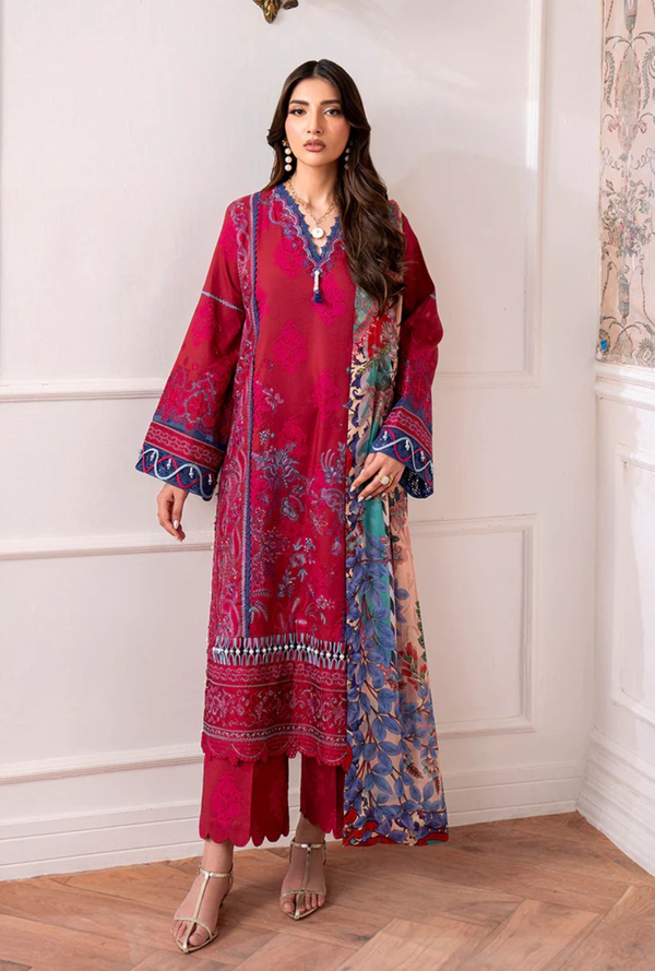 Oriva 5B - Aezel Embroidered Cambric - Roheenaz