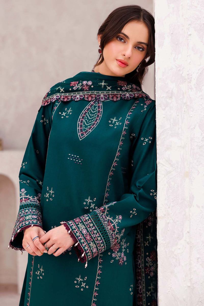 Jade Bliss - Bahar Embroidered Lawn - Farasha