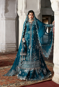 Zebunisa - Massarat Festive Unstitched - Hussain Rehar