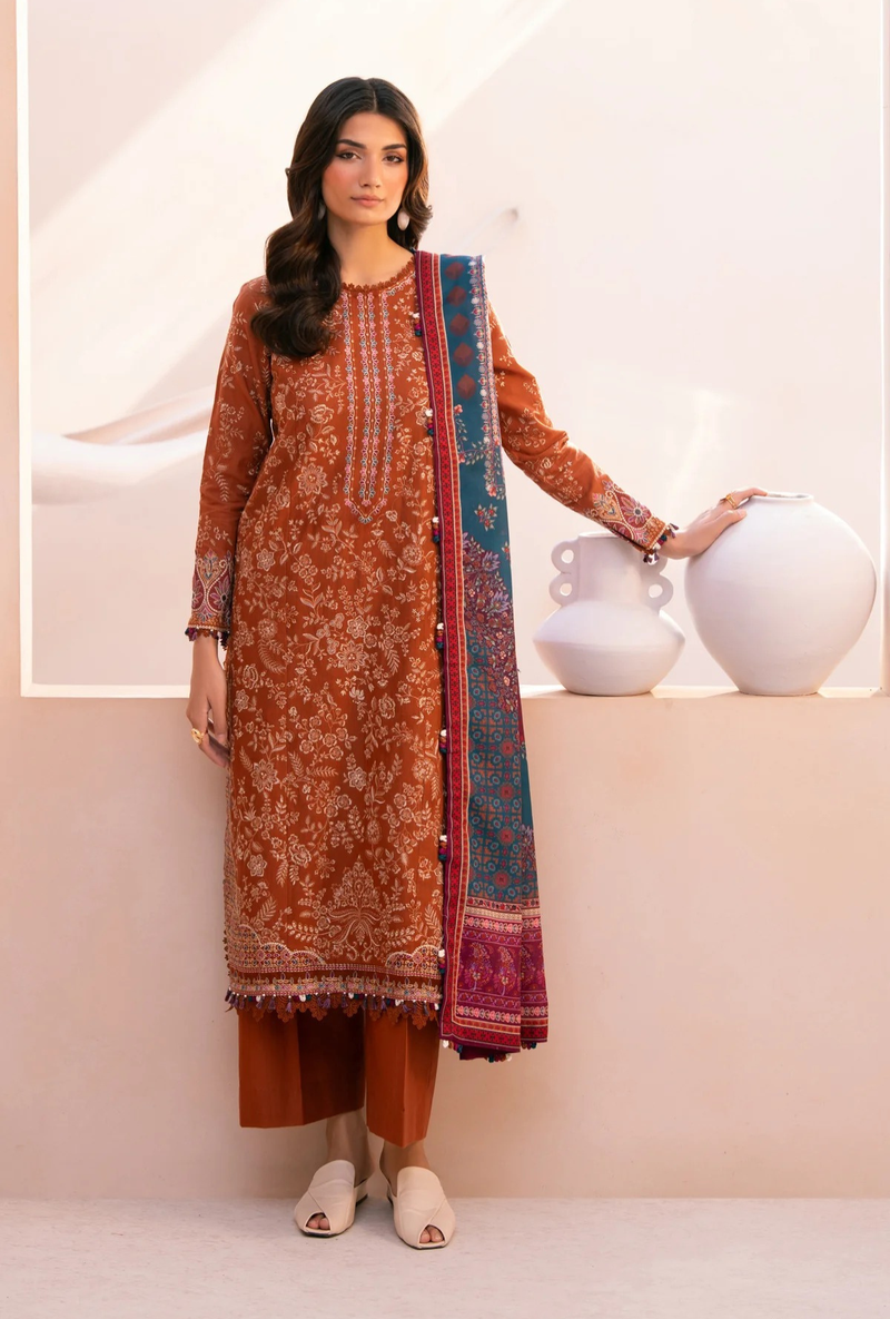 Saliah - Rang-e- Khizaan Winter Slub - Xenia