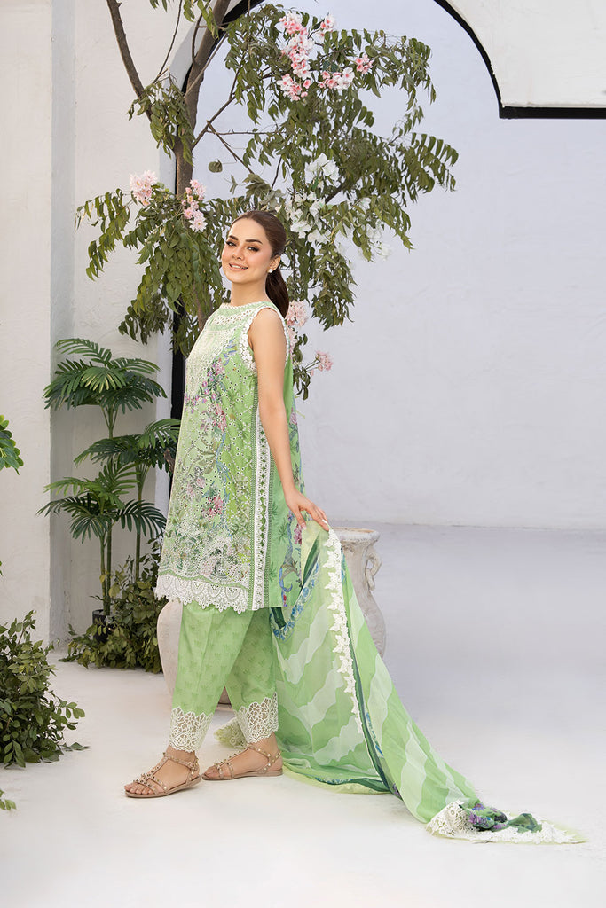 VT25-12 A - Vital Unstitched Lawn`25 - Sobia Nazir