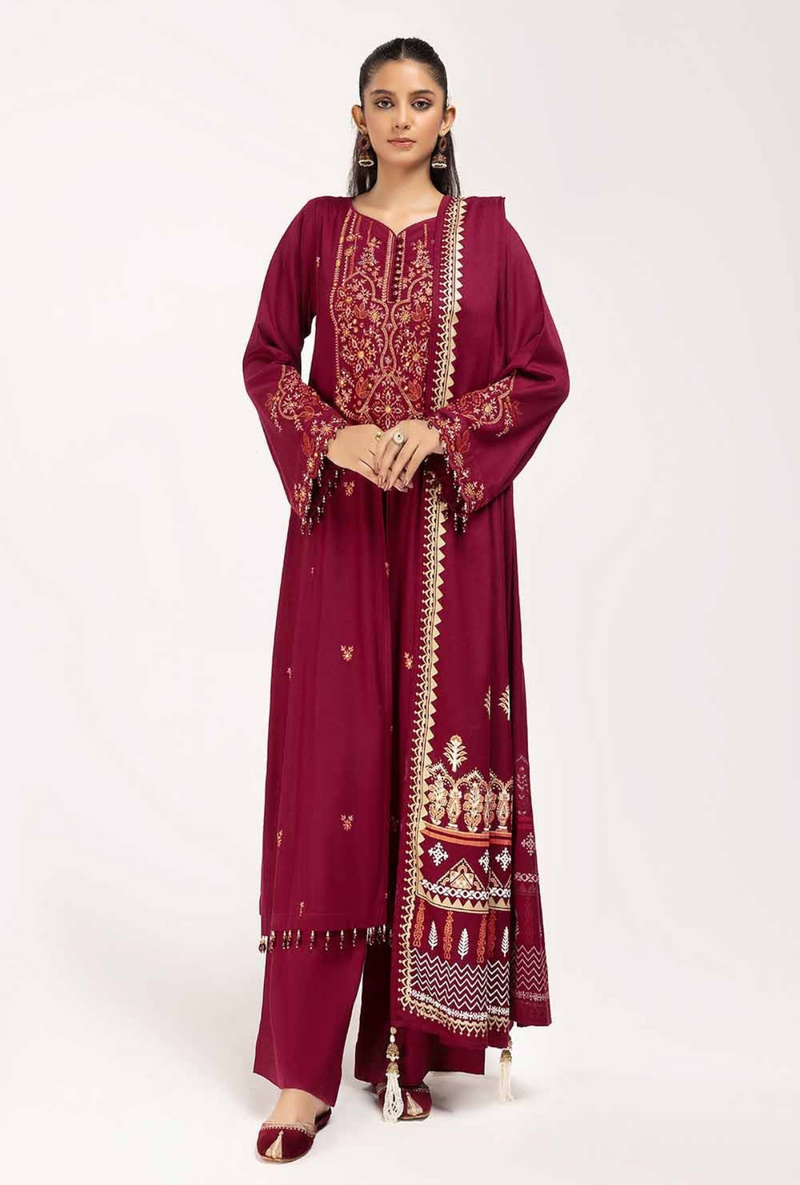 AP-42043 - 3 Pc Unstitched Printed - Gul Ahmed