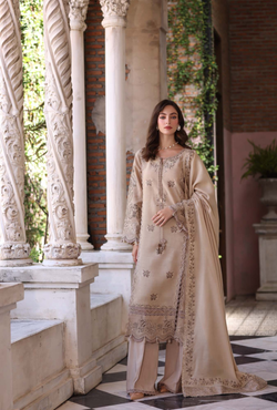 Caramel Mist - Noor Winter Pashmina Shawls - Noor by Saadia Asad