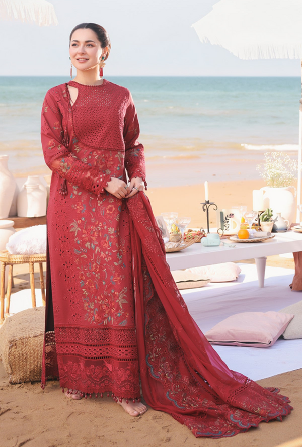 SL-82 Iswah - Hania Luxury Lawn `25 - Imrozia