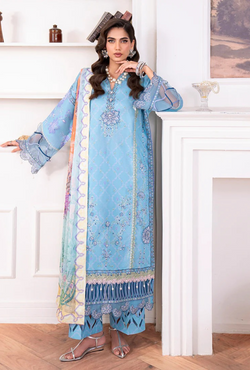 Miren 6B - Aezel Embroidered Cambric - Roheenaz