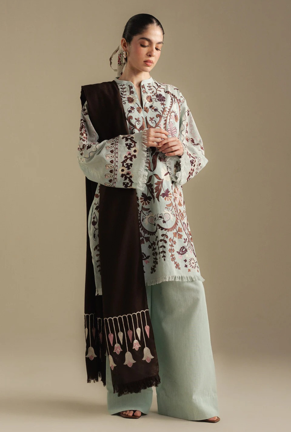 7A-Breeze - Coco Winter Unstitched - Zara Shahjahan