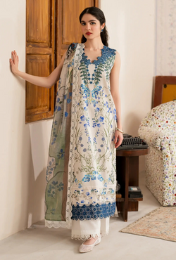 Shabnam (MVL 25-13) - Meraki Vintage Unstitched - Asifa And Nabeel