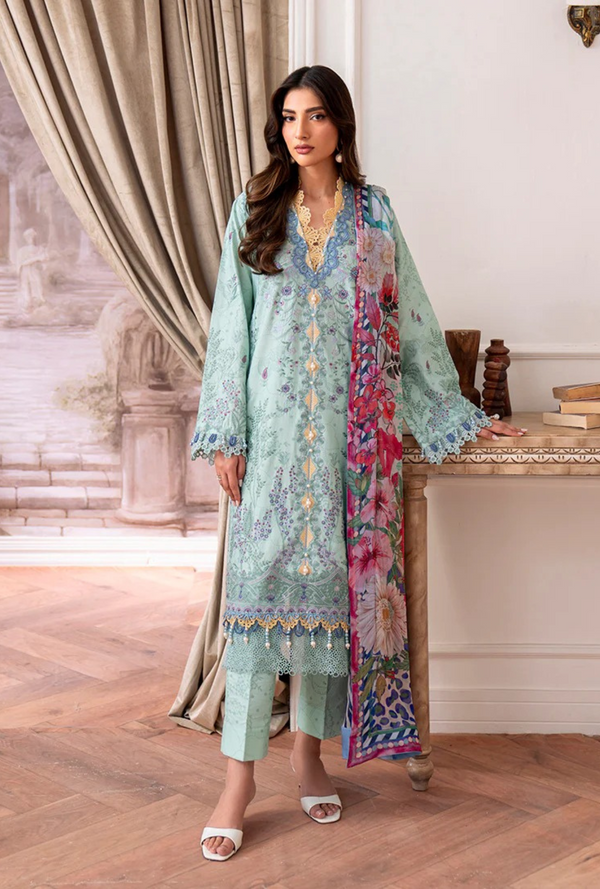 Avira 7A - Aezel Embroidered Cambric - Roheenaz