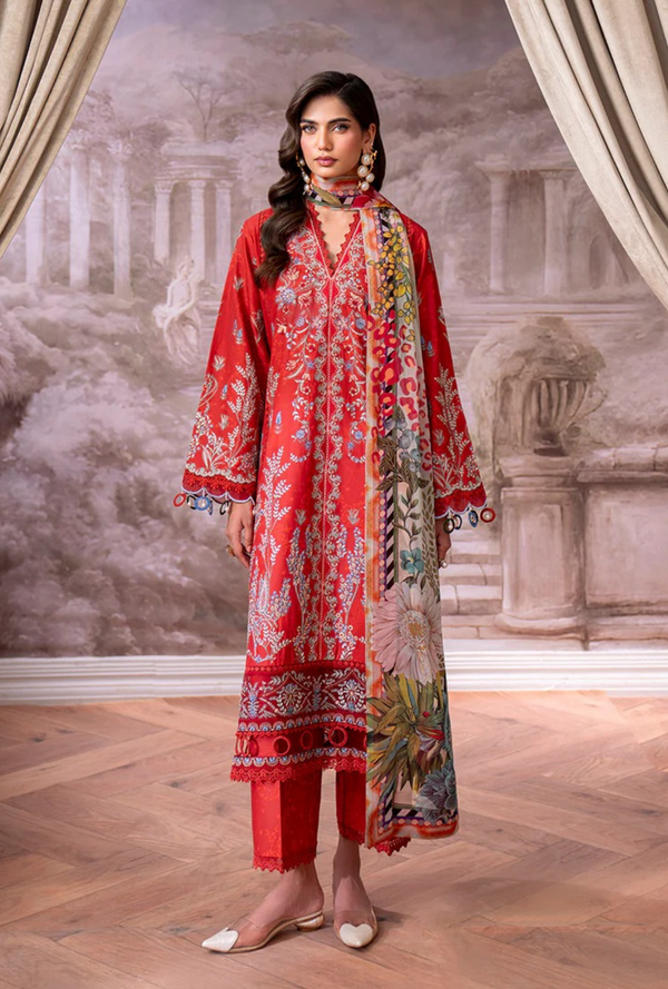 Lyrah 7B - Aezel Embroidered Cambric - Roheenaz