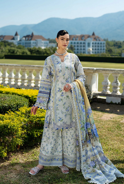 EPE-07B Elizabeth - Printed Lawn`25 - Elaf Premium