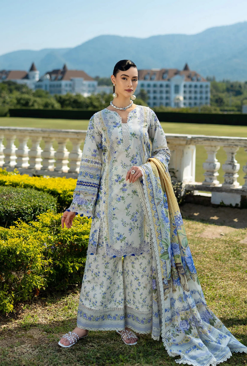 EPE-07B Elizabeth - Printed Lawn`25 - Elaf Premium