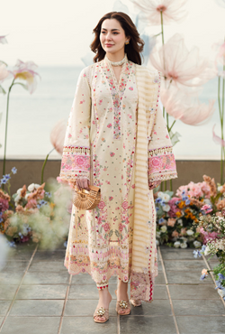 FK-14 Scarlett - Sahil Luxury Lawn `25 - Qalamkar