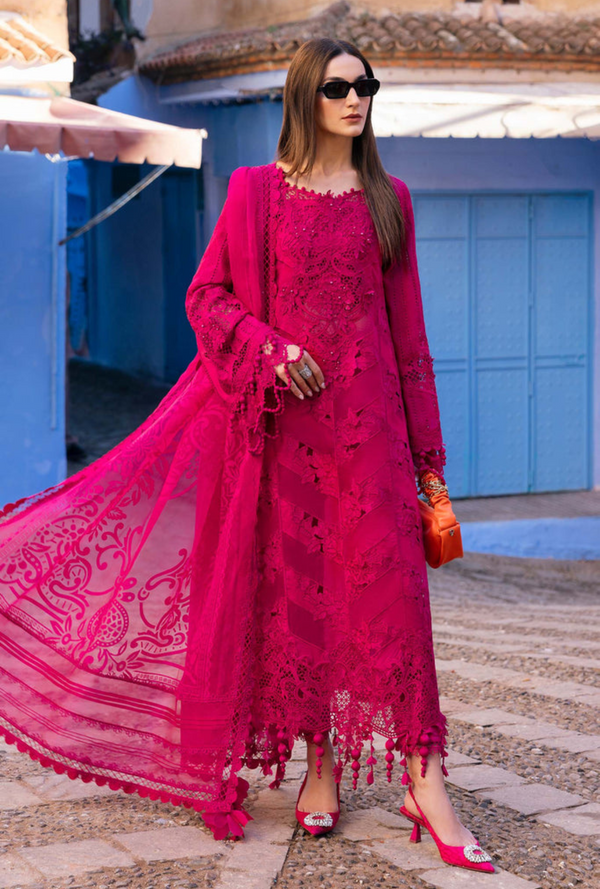 D-2508-A - Voyage a`Luxury Unstitched Lawn `25 - Maria.B
