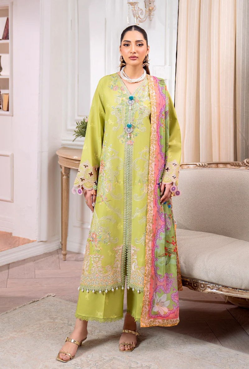 Arven 8A - Aezel Embroidered Cambric - Roheenaz