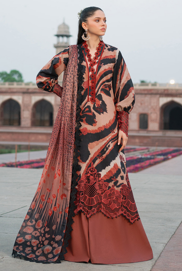 2086-C - Naqsh Naaz Luxury Lawn - Bin Ilyas