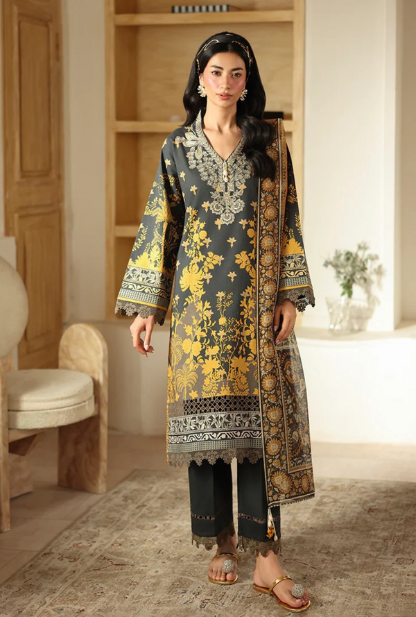 RNZ08B Zimal - Pareesa Printed Cambric - Roheenaz