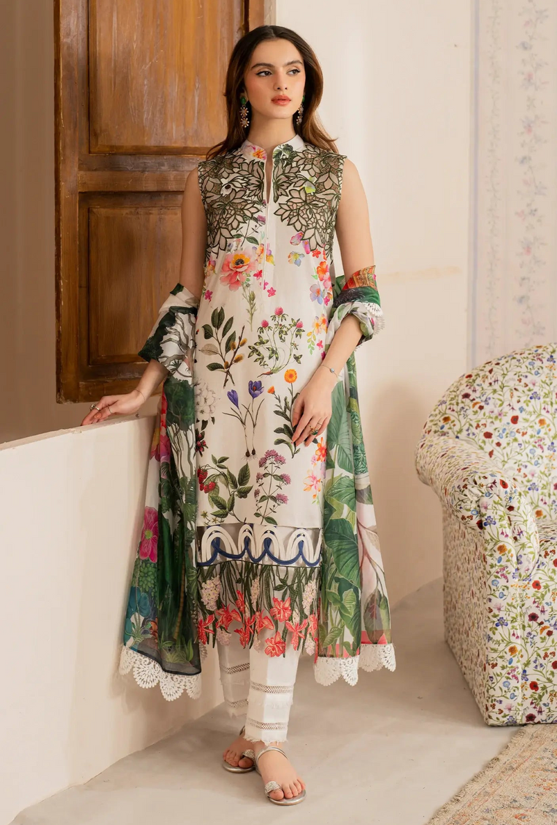 Mahgul (MVL 25-16) - Meraki Vintage Unstitched - Asifa And Nabeel