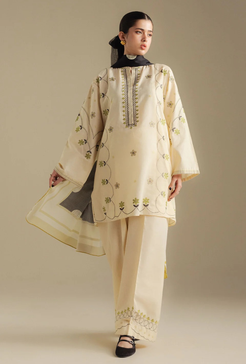 8B-Fawn - Coco Winter Unstitched - Zara Shahjahan