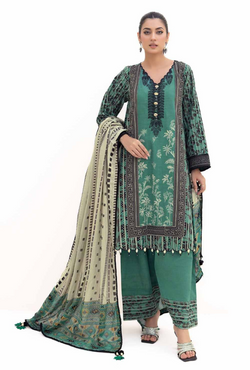 CN-42004 - 3 Pc Unstitched Printed - Gul Ahmed