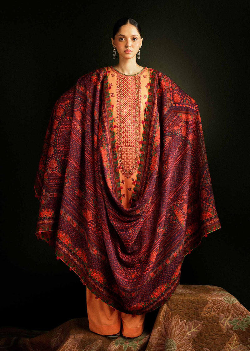 Hussain Rehar - Khaddar Shawl - Sunrise