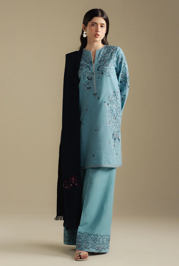 9B-Laurel - Coco Winter Unstitched - Zara Shahjahan