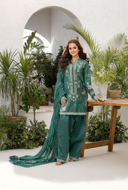 VT25-9B - Vital Unstitched Lawn`25 - Sobia Nazir