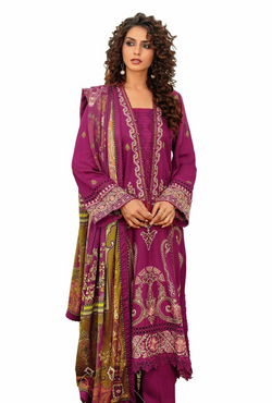 CV-32011 - 3 Pc Unstitched Printed - Gul Ahmed