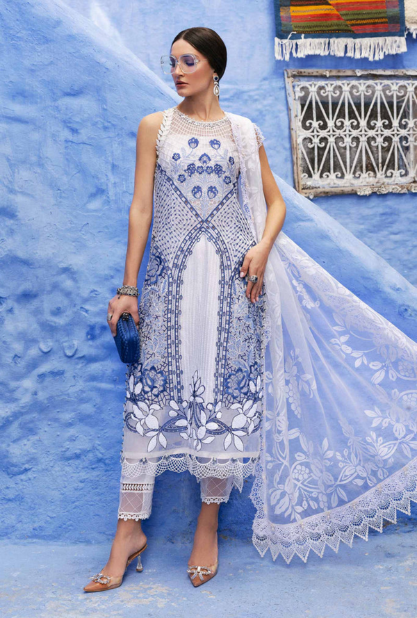 D-2510-A - Voyage a`Luxury Unstitched Lawn `25 - Maria.B