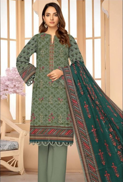 D-90043-B - Khaddar Embroidered - Bin Sudais