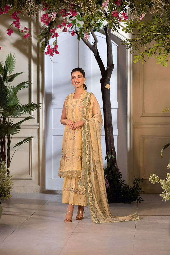 VT25-1B - Vital Unstitched Lawn`25 - Sobia Nazir