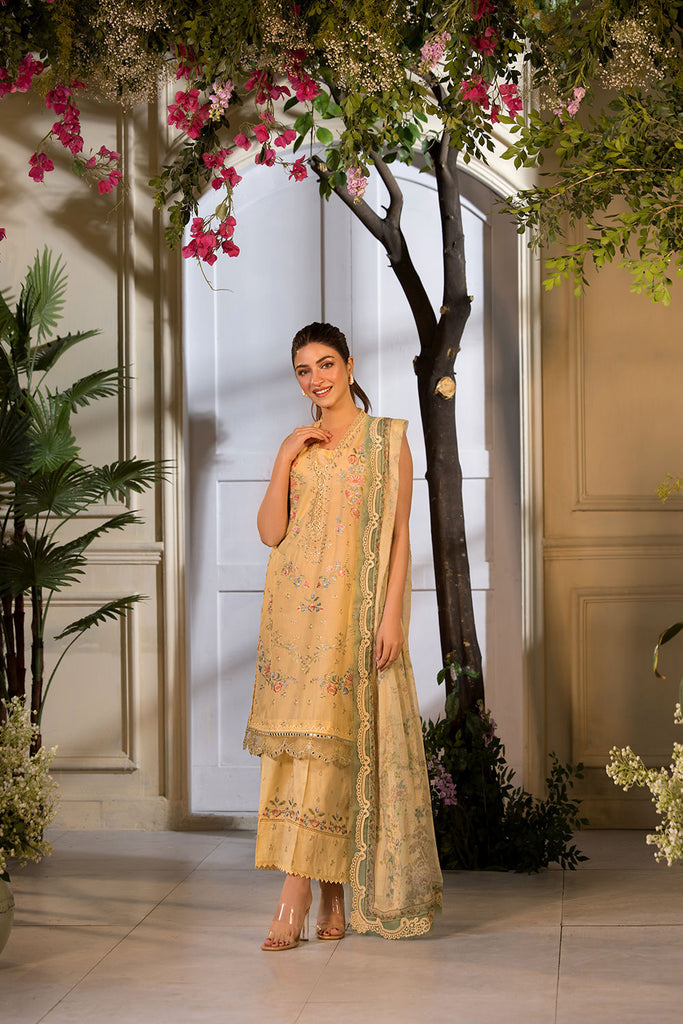 VT25-1B - Vital Unstitched Lawn`25 - Sobia Nazir