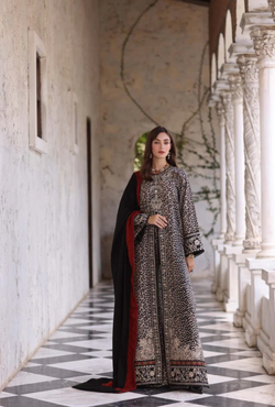 Noir Safari - Noor Winter Pashmina Shawls - Noor by Saadia Asad