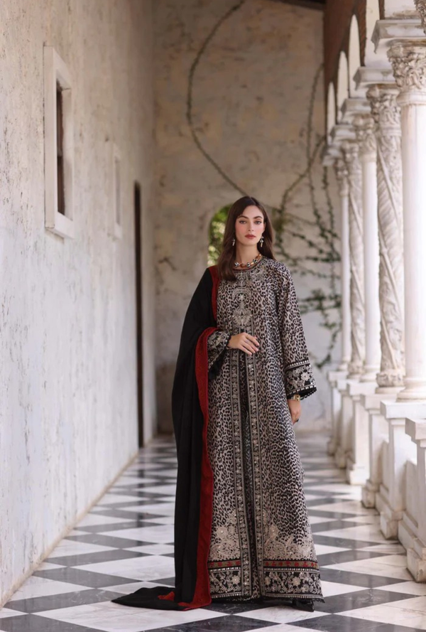 Noir Safari - Noor Winter Pashmina Shawls - Noor by Saadia Asad