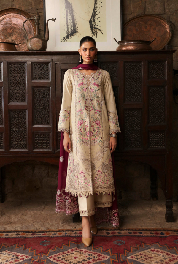 Qalamkar - Qlinekari Linen - LM-01 FAYE