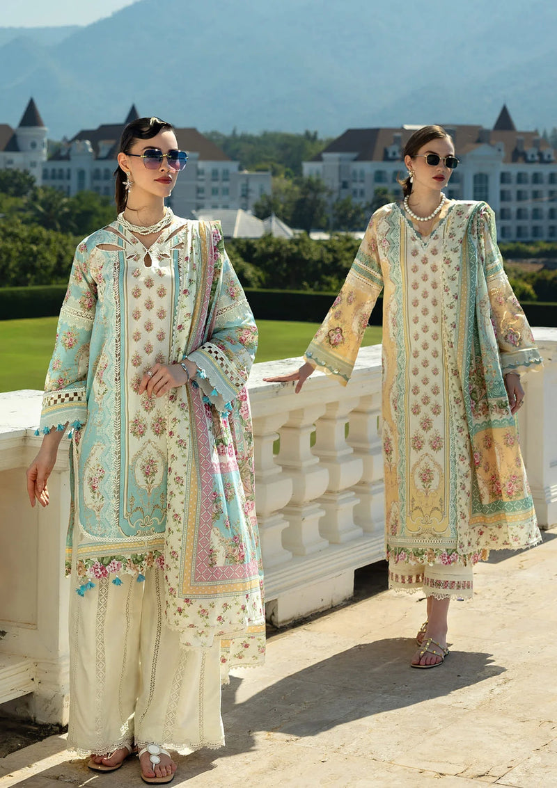 EPE-03A Elara's Embrace - Printed Lawn`25 - Elaf Premium