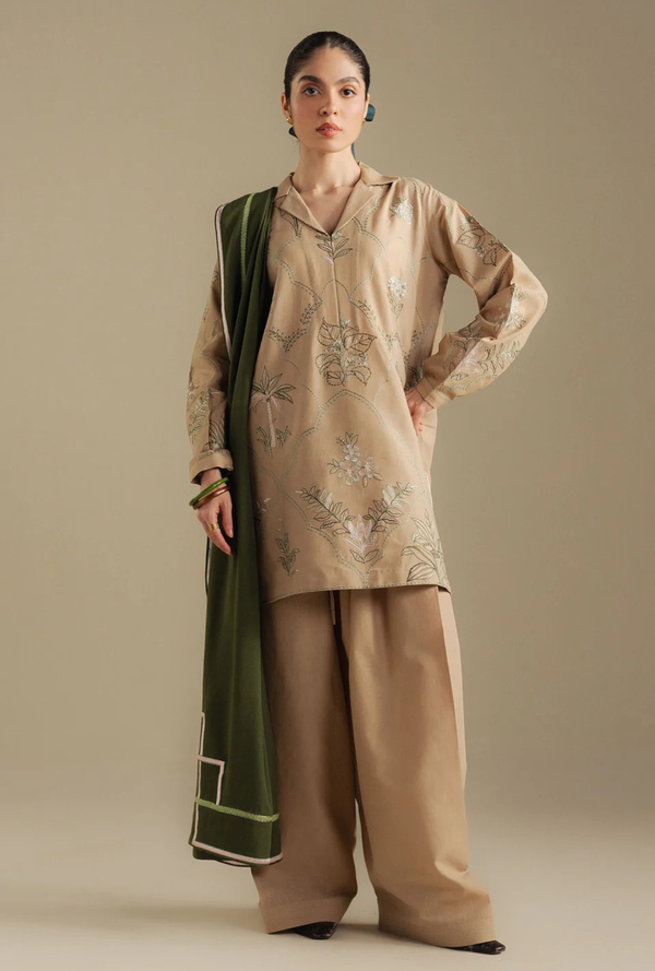 1A-Amber - Coco Winter Unstitched - Zara Shahjahan