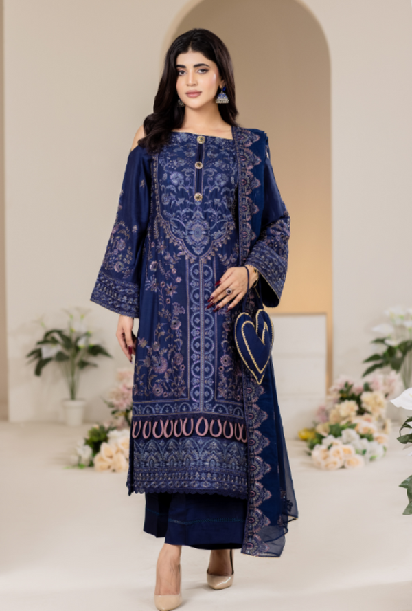 Wania - Luxury Viscose Embroidered Vol 2  - WL-191