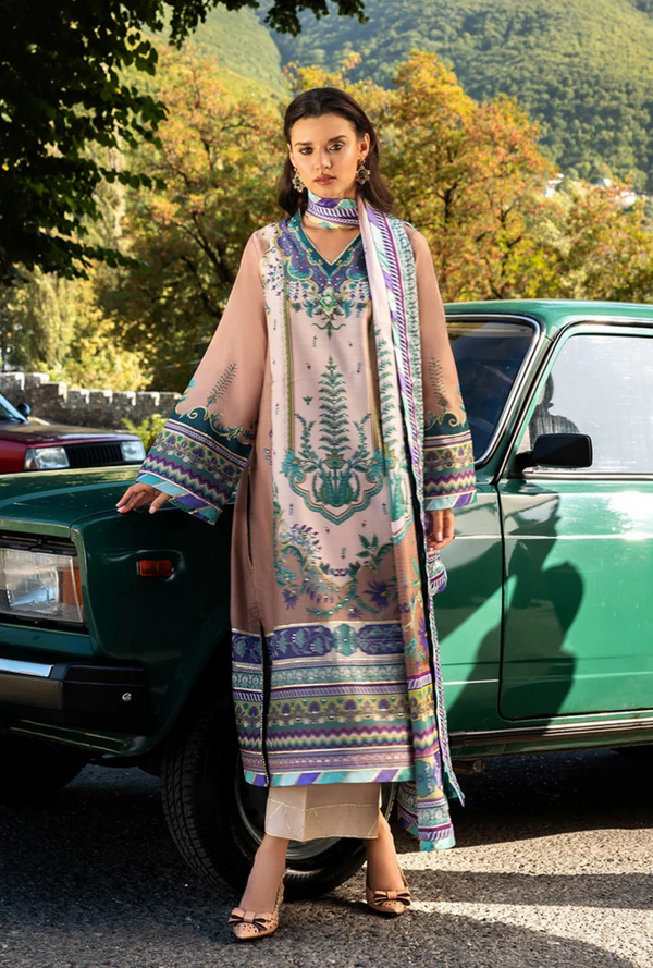 Aurora Echo - Nirvana Printed Silk - Mushq Hemline