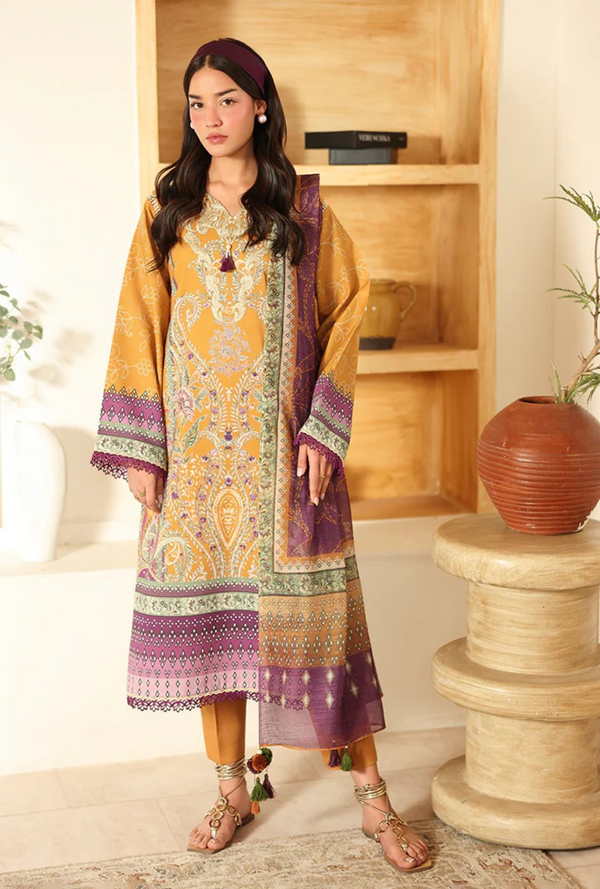 RNZ03B Amaaya - Pareesa Printed Cambric - Roheenaz